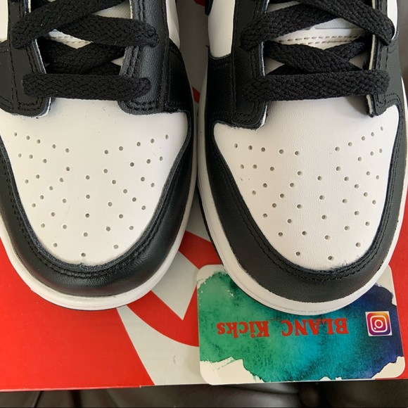 Nike Dunk Low Retro White Black ’PANDA’ (2021) GS - Picture 5 of 11